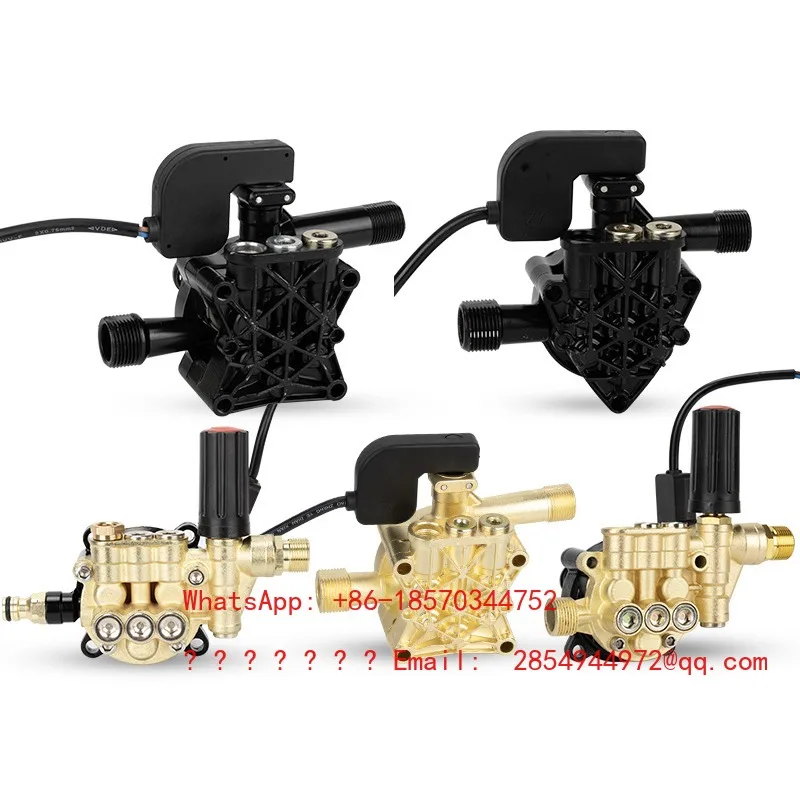 Household High Pressure Washer Pump Assembly Car Washing Machine Pump Head Replacement Accessories view 4