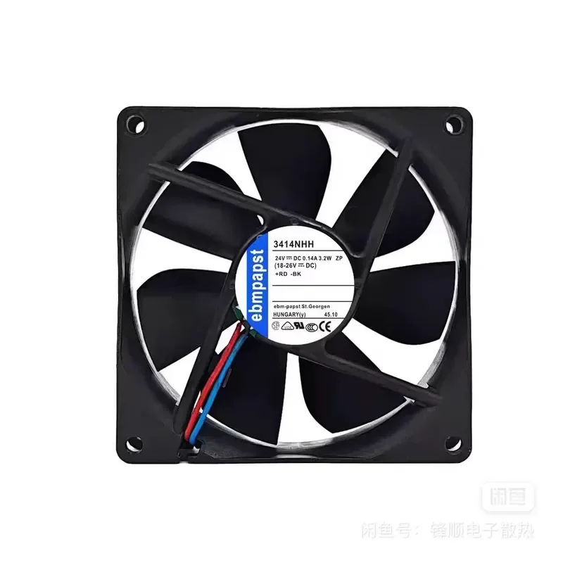 for EBMPAPST 3414NHH Cooling Fan New German 24V Voltage