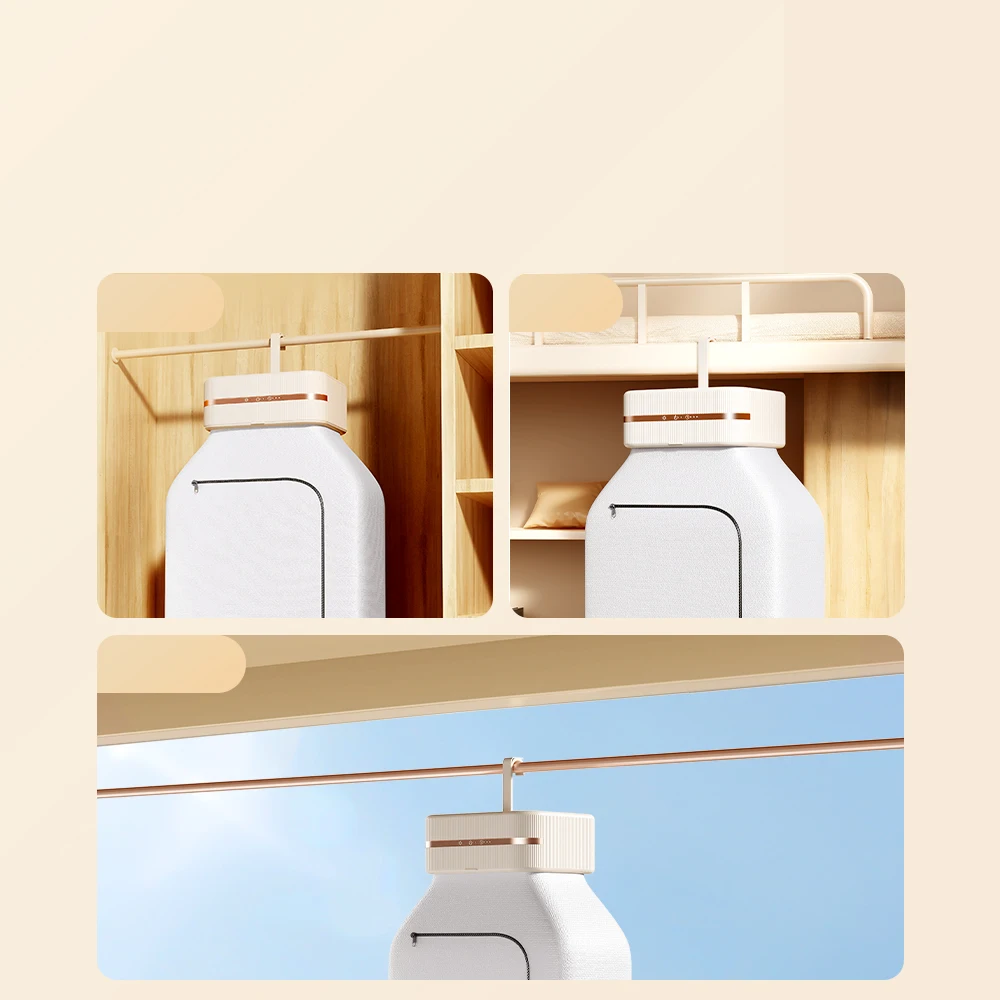 مجفف ذكي محمول قابل للطي بقدرة 600 وات موفر للطاقة ومجفف ملابس سريع التسخين مع عنصر مجفف PTC منخفض الضوضاء