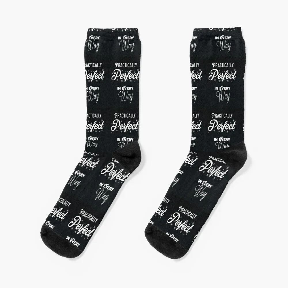 

Practically Perfect Socks Crossfit cute ankle heated Luxury Woman Socks Men's