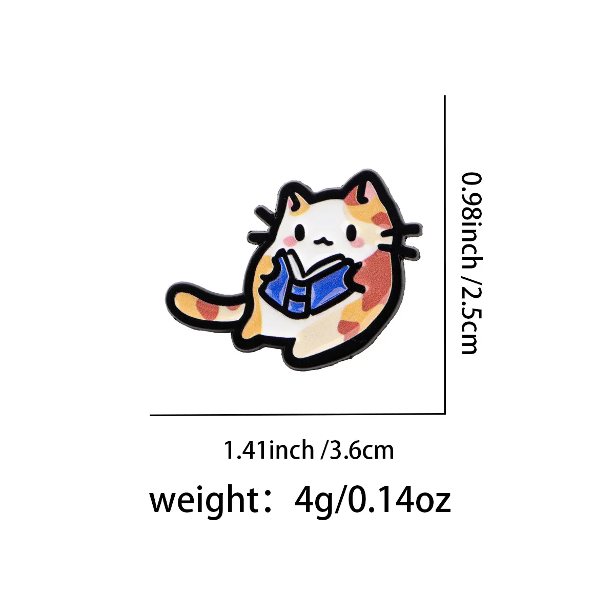 المينا دبابيس الكرتون الحيوان يقتبس بروش الصنوبر التلبيب شارة بدبابيس على ظهره الملابس والاكسسوارات الساحرة مجوهرات هدايا الزينة #5