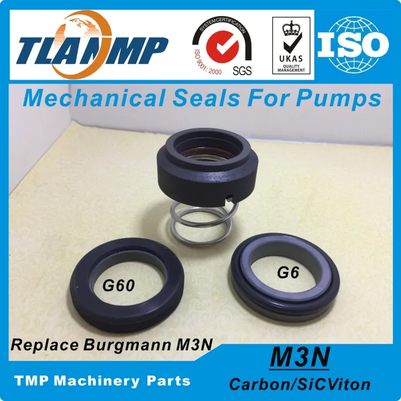 

M3N-12 , M3N/12-G6 , M3N/12-G60 TLANMP M3N4 Mechanical Seals (Shaft Size 12mm) 101-12