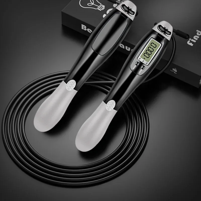 

Cordless Electronic Skipping Rope Gym Fitness Cordless Skipping Smart Jump Rope with Lcd Counting Speed Skipping Counter