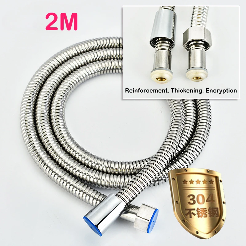 

Stainless Steel Shower Hose 1.5M 2M High Quality Faucet Flexible Showers Hose Bathrooms Shower Hose Bathroom Accessories