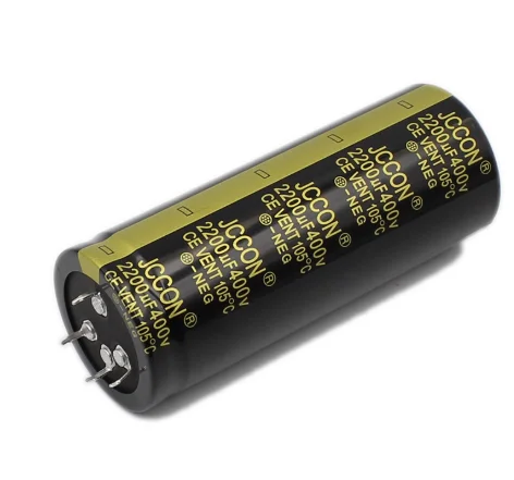 1Pcs 400V 2200UF 400V2200UF 2200UF400V volume: 40X100 mm 4Pin audio power amplifier inverter aluminum electrolytic capacitor