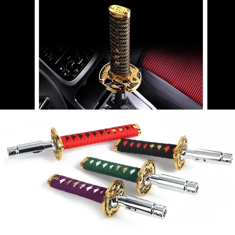 Universal JDM Katana Automatic shift knob 200mm katana shift knob with adapte