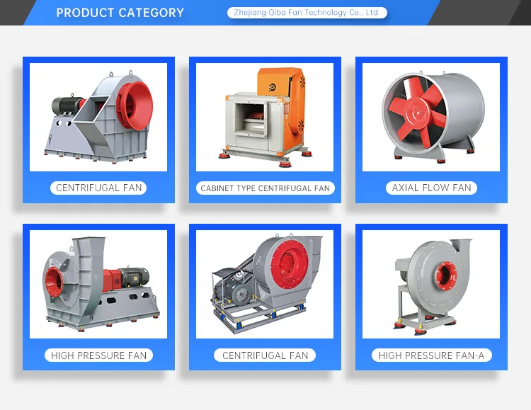 High-temperature Resistant Industrial Blast and Exhaust Induced Draft Centrifugal Fans Manufacturer's Direct Supply of