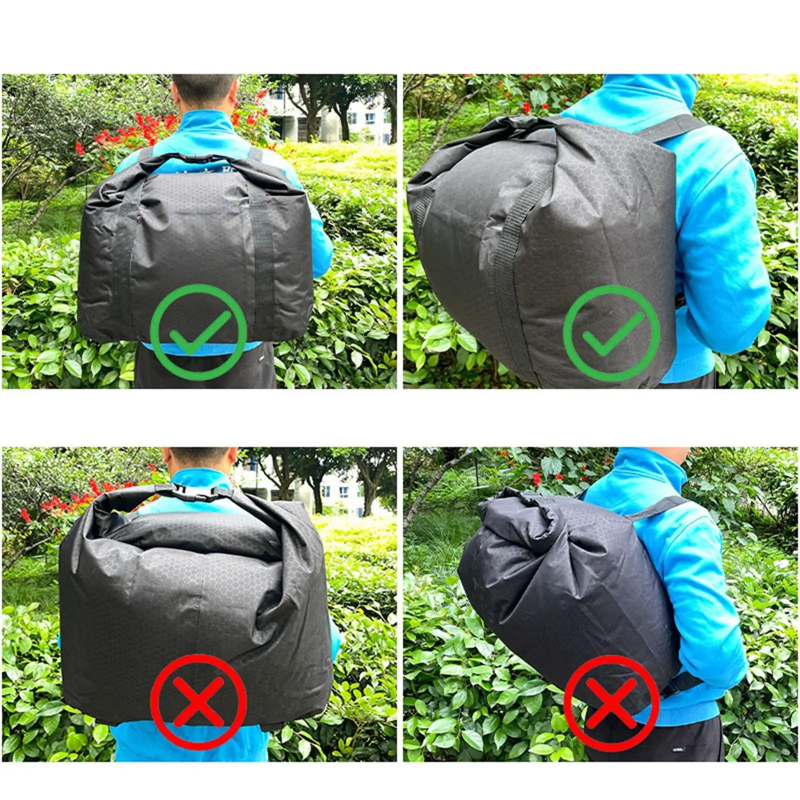 

Fish Transport Bag Protection Bag Sealing Waterproof Leakproof Large Capacity Connection Fish Backpack Fishing Accessories