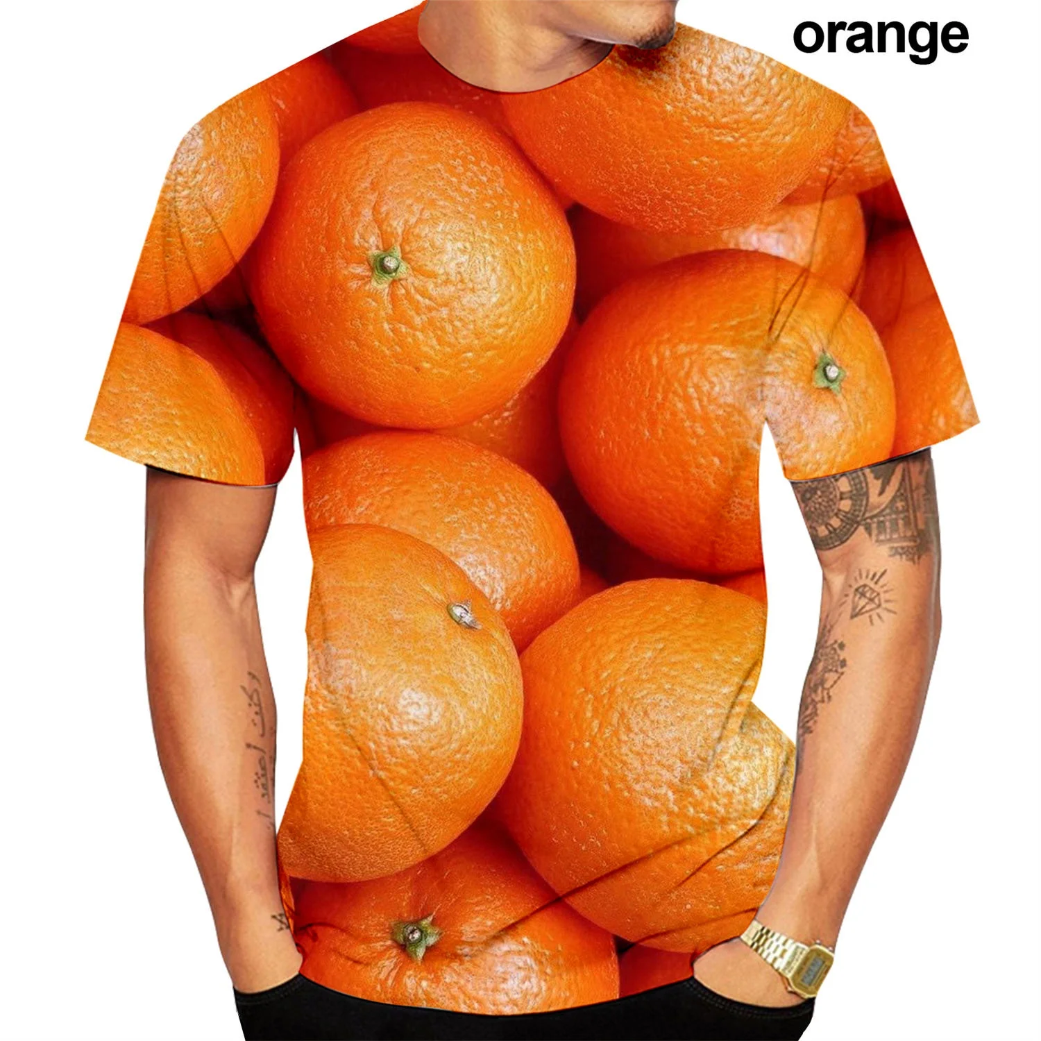 The Fresh Fruits Food 3D Print T Shirts Funny Casual Hip Hop Men Women Short Sleeve Top