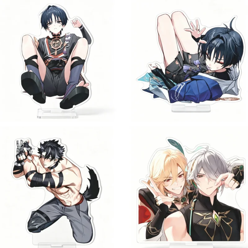 

Genshin Impact Wanderer Fontaine Style Acrylic Stand Double Sided HD Print Anime Peripheral Desktop Ornament Collection Fan Gift