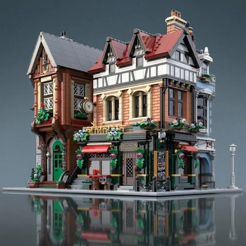 1687 pezzi MOC Fairy House modello modulare blocchi di costruzione costruzione assemblare fai da te creativo regalo di Natale idea giocattolo per bambini compleanno