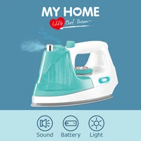 Kids Pretend Play Iron Toy with Spray, Light & Sound Effects for Housekeeping 2