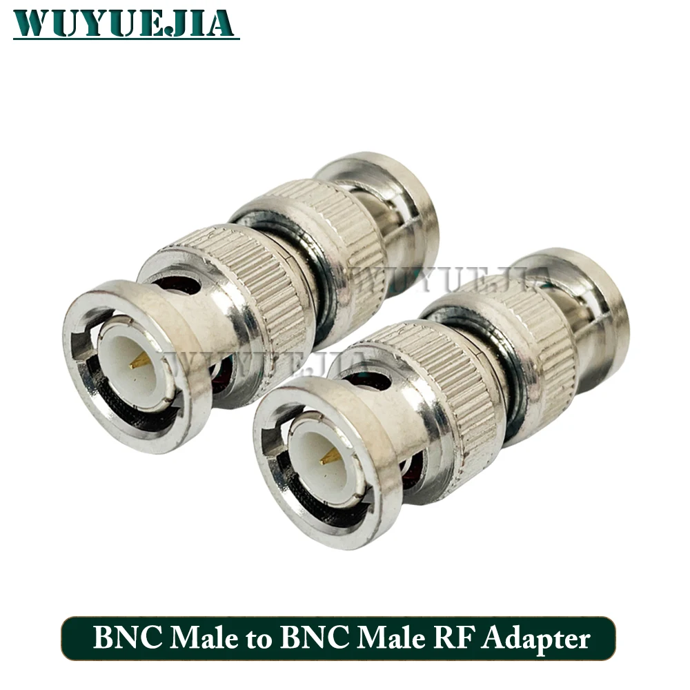 2/5/10 adet/grup Q9 BNC erkek BNC erkek RF adaptörü Q9BNC hızlı fiş RF koaksiyel konnektör 50 Ohm nikel kaplama hızlı kargo
