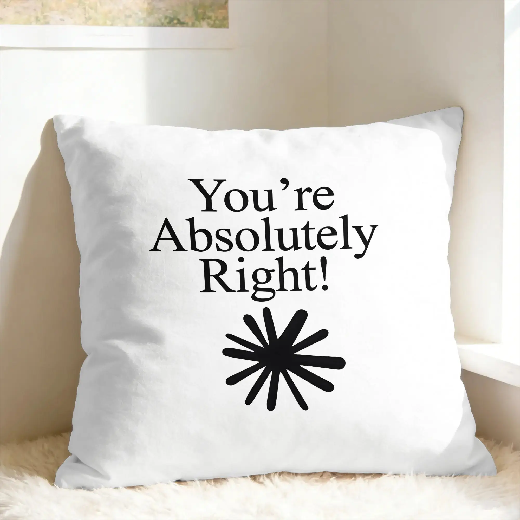 Claude AI Coder Programmer Joke Pillow Cover  Design Cushion Cover Retro Trendy Pillow Case For Living Room Sofa