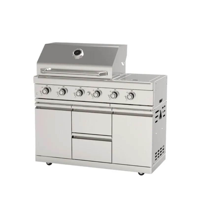 

【Popular】 Outdoor Kitchen Waterproof Smokeless Stainless Steel Modern Barbecue Grills For Home Outdoor BBQ