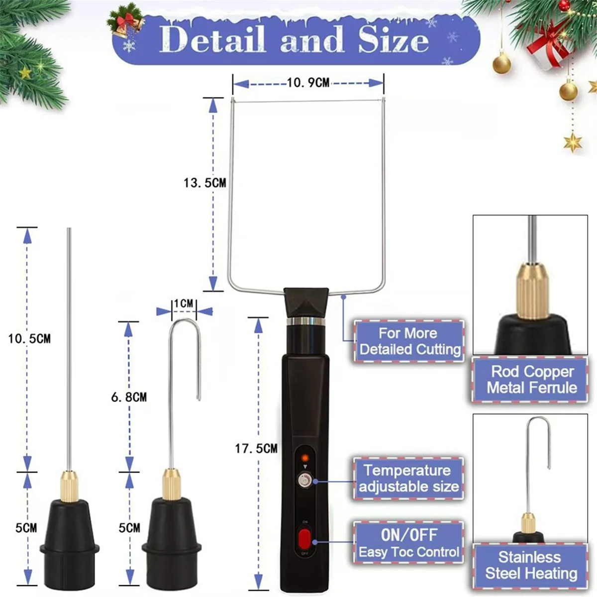 New Multifunctional Foam Cutting Cutter Hot Knife Foam Soldering Iron Welding Ring Carving Tools EVA, EPS,US Plug