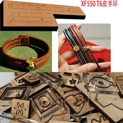 New Japan Steel Blade Wooden Die Leather Bracelet Leather Craft Punch Hand Tool Cut Knife Mould XF550