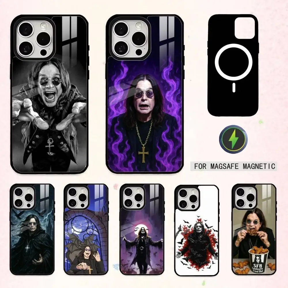 

Ozzy x S-Sabbath Rock Merch Phone Case For iPhone17,16,15,14,13,12,11 Plus,Pro Max Magnetic For Magsafe Wireless Charging