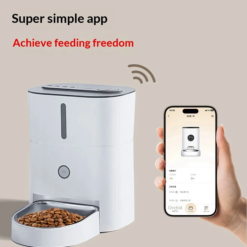 Comedero automático para gatos y perros con app y control porciones - imagen 5