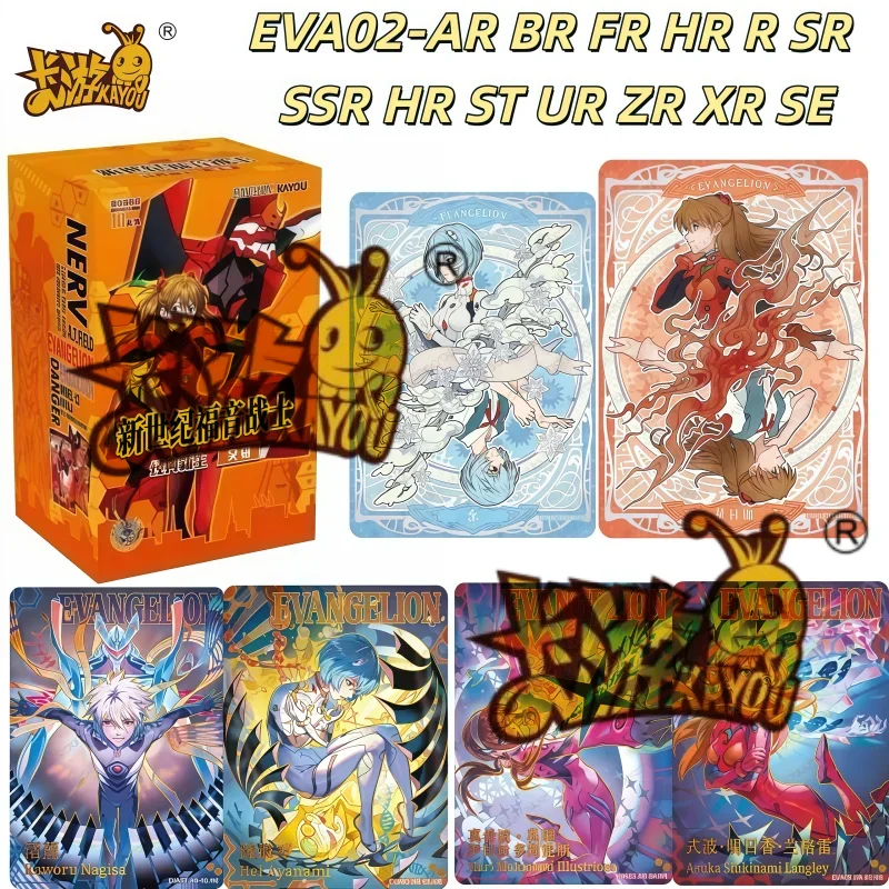 

KAYOU Genuine NEON GENESIS EVANGELION EVA Movies Game SE XR ZR CR Rare Collection Card Peripheral Children's Toys Holiday Gift