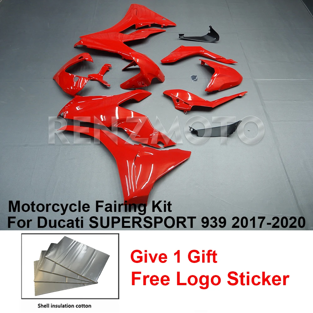 Motorcycle Fairings Kit Fit For Ducati SUPERSPORT 939 2017-2020 Custom Bodywork Set ABS Injection Full Mold 101a