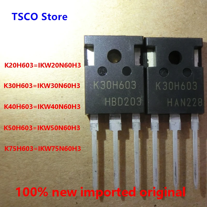 K30H603 K50H603 K75H603 K20H603 K40H603 New Original 10piece