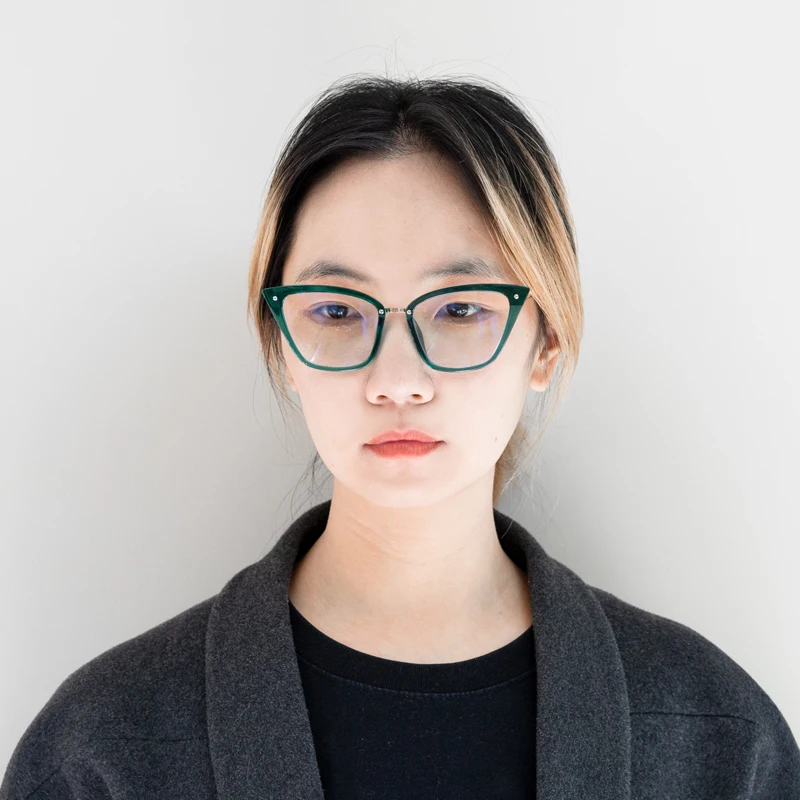 Toketorism Classic Designer Women's Glasses Trendy Woman's Eyeglasses Frame For Myopia 9602