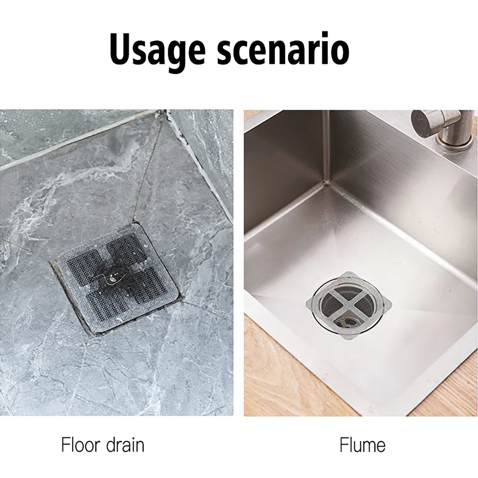 Disposable Shower Drain Cover Easy to Remove Household Drain Stopper Cover Suitable for Kitchen Sink