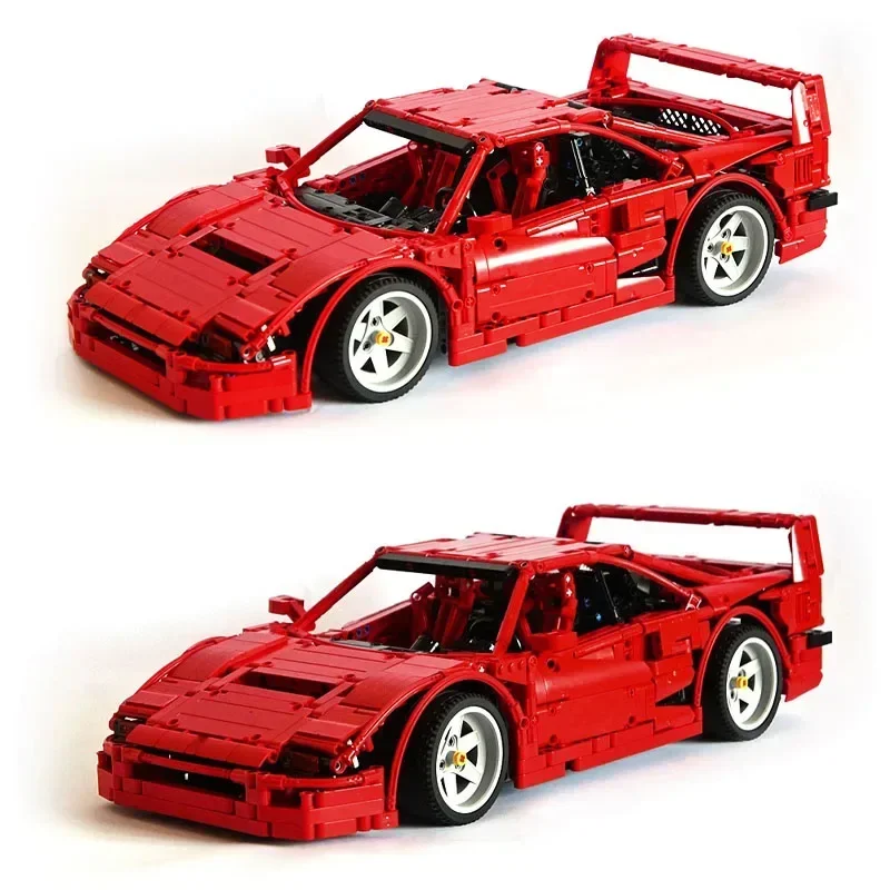 MOC-144042 New F40 Supercar 1:10 Splicing Building Block Model 2394 PartsClassic Supercar BuildingBlock ModelKidsBirthdayToyGift