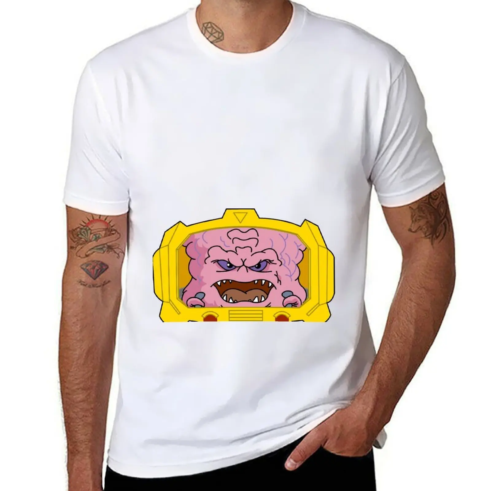 

Krang! T-Shirt Retro Graphic Print T-Shirt