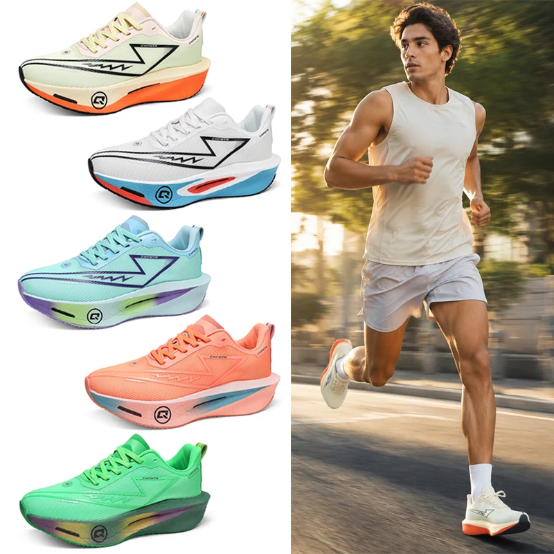 Men's Running Shoes Professional Sports Breathable Double-Layer Mesh Surface Women's Lightweight and Comfortable Sports Shoes