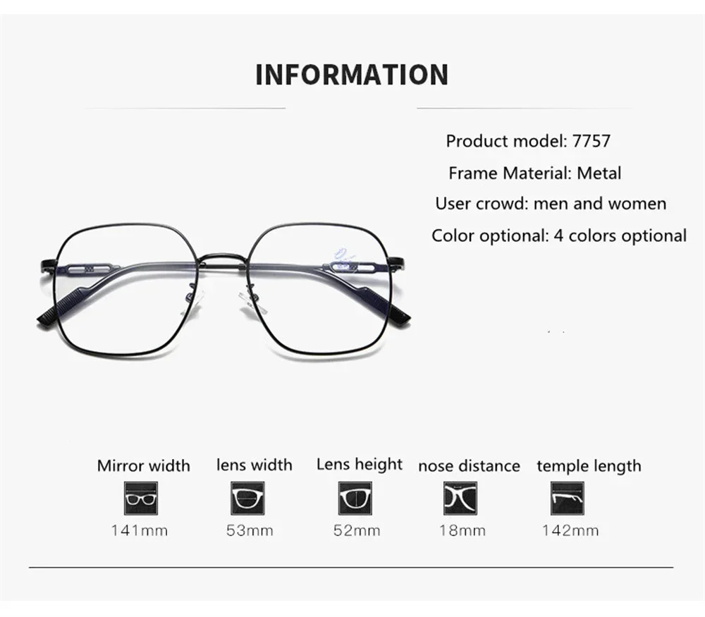Outdoor Color Changing Sunglasses Ladies Intelligent Photochromic Minus Diopter Glasses Trendy Myopia Prescription Eyeglasses