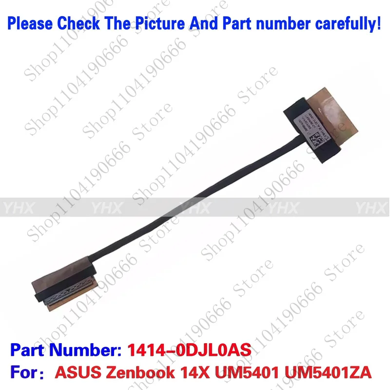 

bd New For ASUS Zenbook 14X UM5401 UM5401ZA OLED EDP CABLE 1414-0DJL0AS.