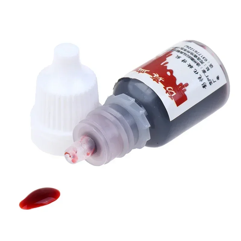 5/30ml Fake Blood Halloween Cos Simulation Of Human Vampire Human Teeth Hematopoietic Props Halloween Holiday Party Supplies