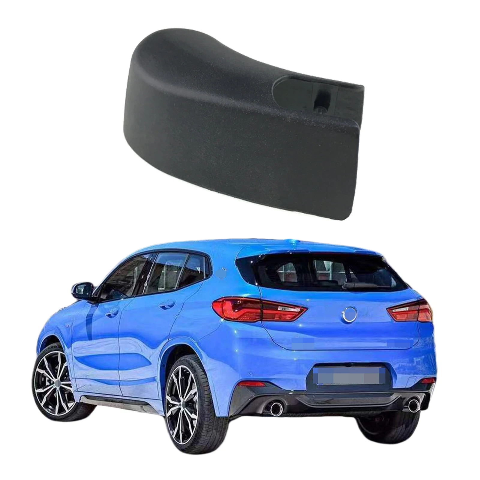 Rear Windshield Windscreen Washer Wiper Arm Nut Cover Cap For BMW X2 F39 2017-2022 61627366061 Car Accessories Accsesories