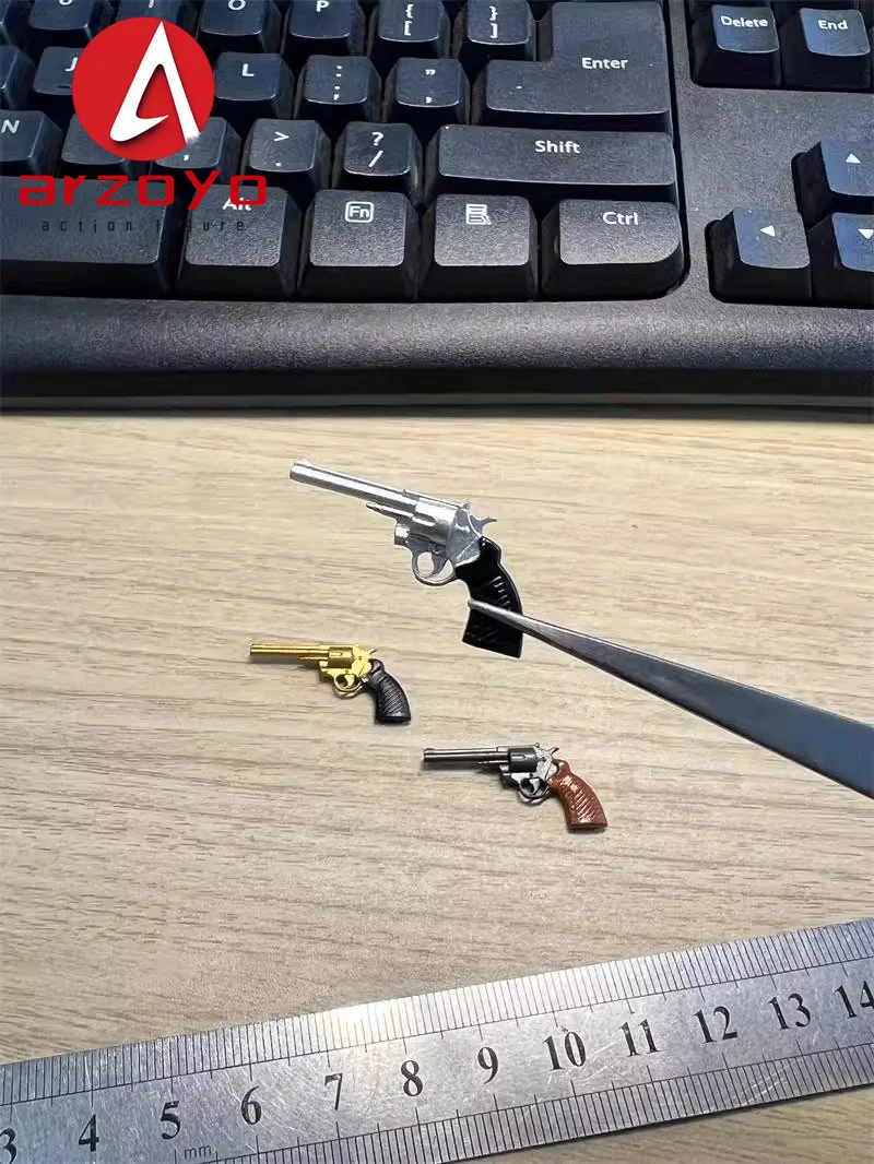 2023s Serie 1/12 Schaal AK47 Revolver Pistool Wapen Model Accessoires Fit 6 ''Man Vrouwelijke Soldaat Action Figure speelgoed