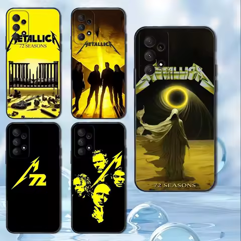 72 S-seasons M-metallica Phone Case For Samsung Galaxy A13,A21s,A22,A31,A32,A52,A53,A71,A80, Soft Black Cover