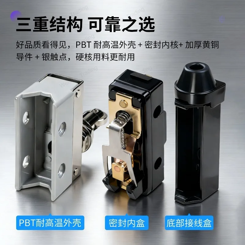 Stroke Limit Switch D4MC-5000/5020/5040/10202000 Plunger Roller Swing Bar Micro Switch