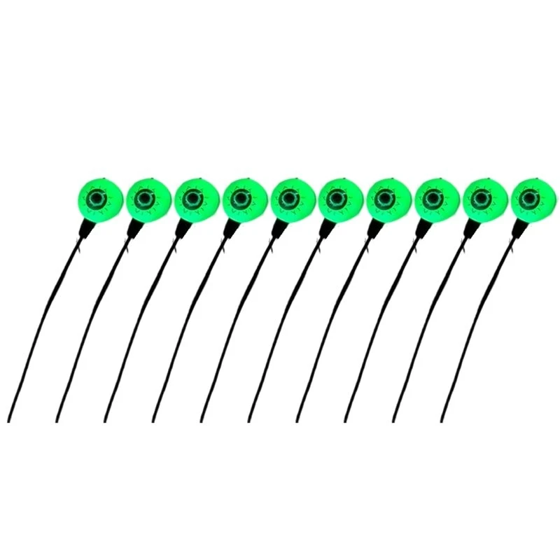 AT14 Outdoor Solar Path Light Featuring 10 LED Swaying Firefly Lights, Scary Eyeball Design Waterproof