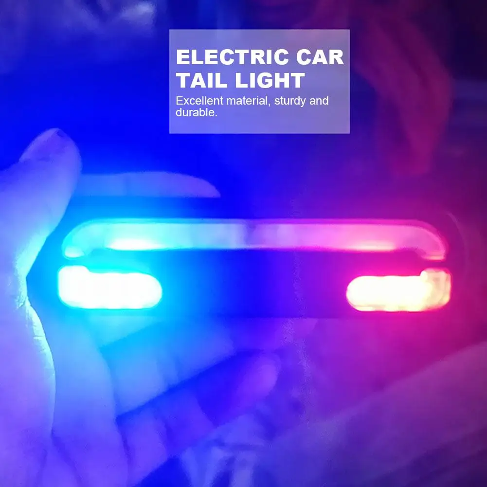 36V 48V 60V Electric Bicycle Rear Lamp Waterproof LED Warning E-Bike Taillight for Outdoor Bicycle Bike Supplies