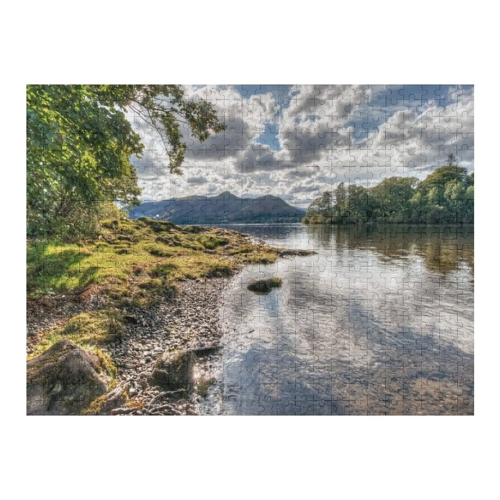 Catbells & Derwent Isle From Derwentwater Puzzlespiel Kinderfoto personalisierte Geschenke Puzzle