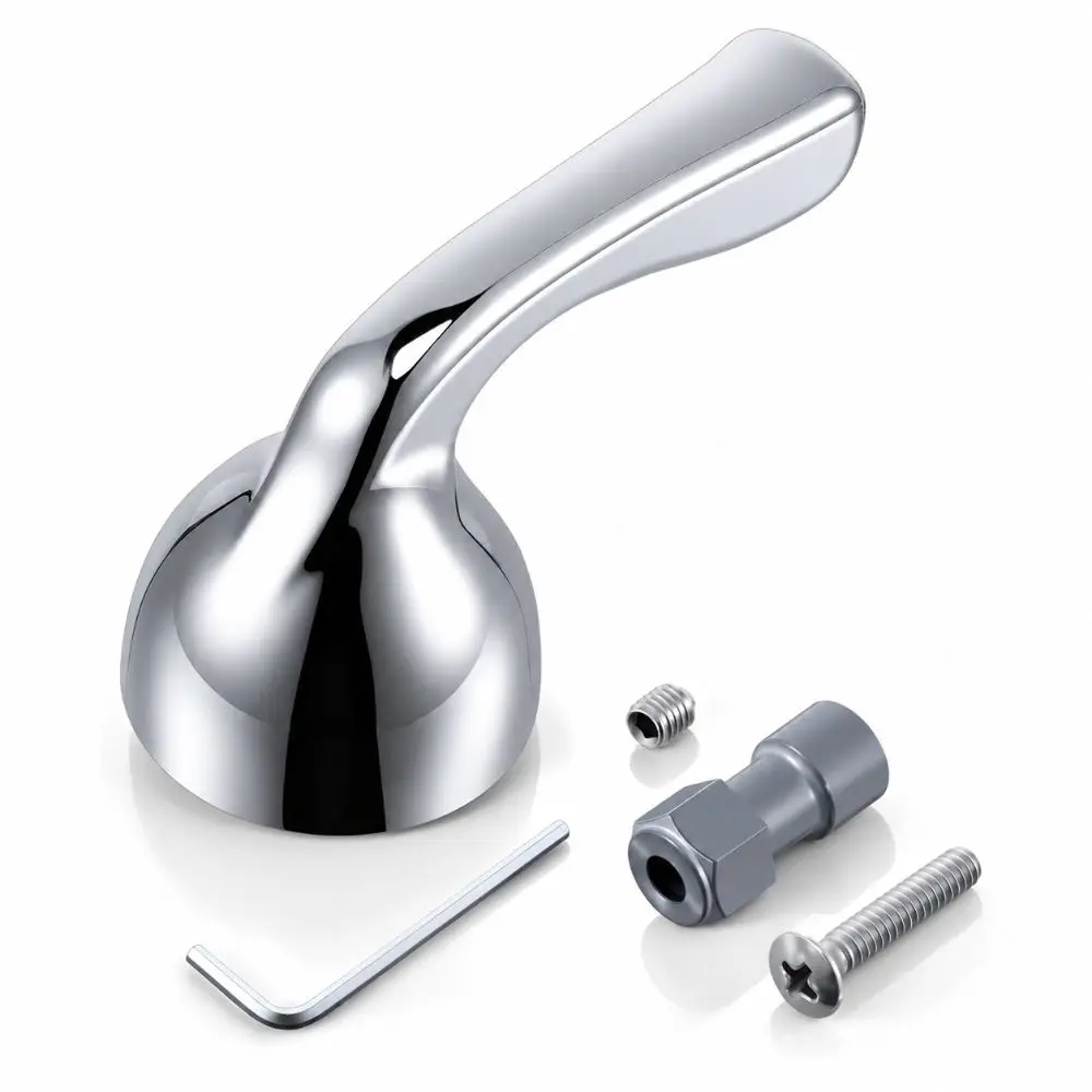 Stainless Steel Shower Handle Kit Copper Durable Tub Faucet Handle Stylish Shower Valve Handle for Delta RP74148 Bathroom
