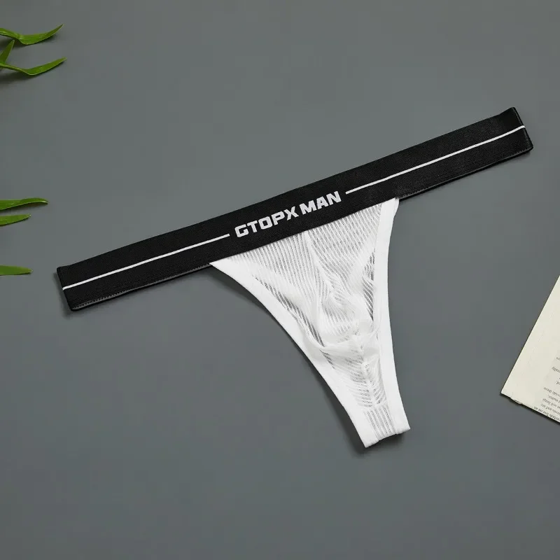 Gtopxman Männer Unterwäsche sexy Mesh transparente Männer Tangas