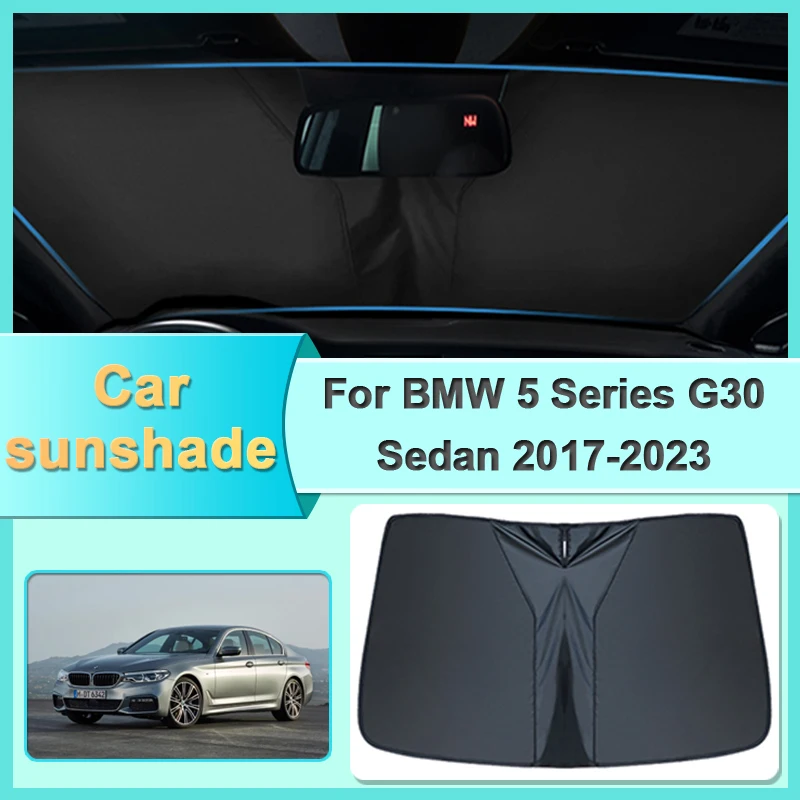 car-sunshade-for-bmw-5-series-g30-sedan-2017-2023-visor-windshield-heat-insulation-shade-sun-protection-auto-tools-accessories