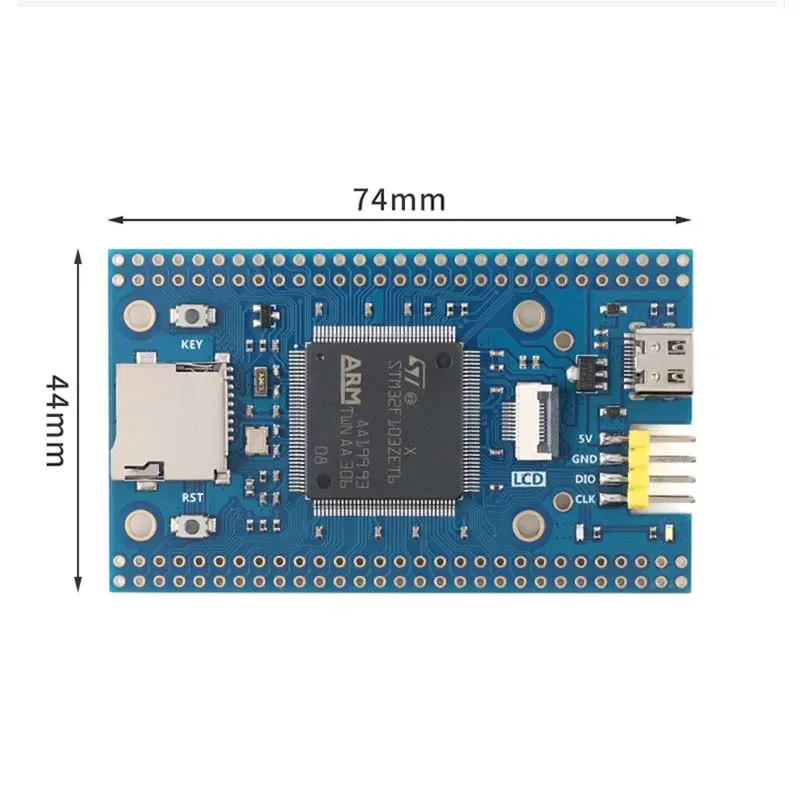 Placa central Original STM32F103ZET6, placa de desarrollo STM32, tablero de aprendizaje del sistema STM32F103