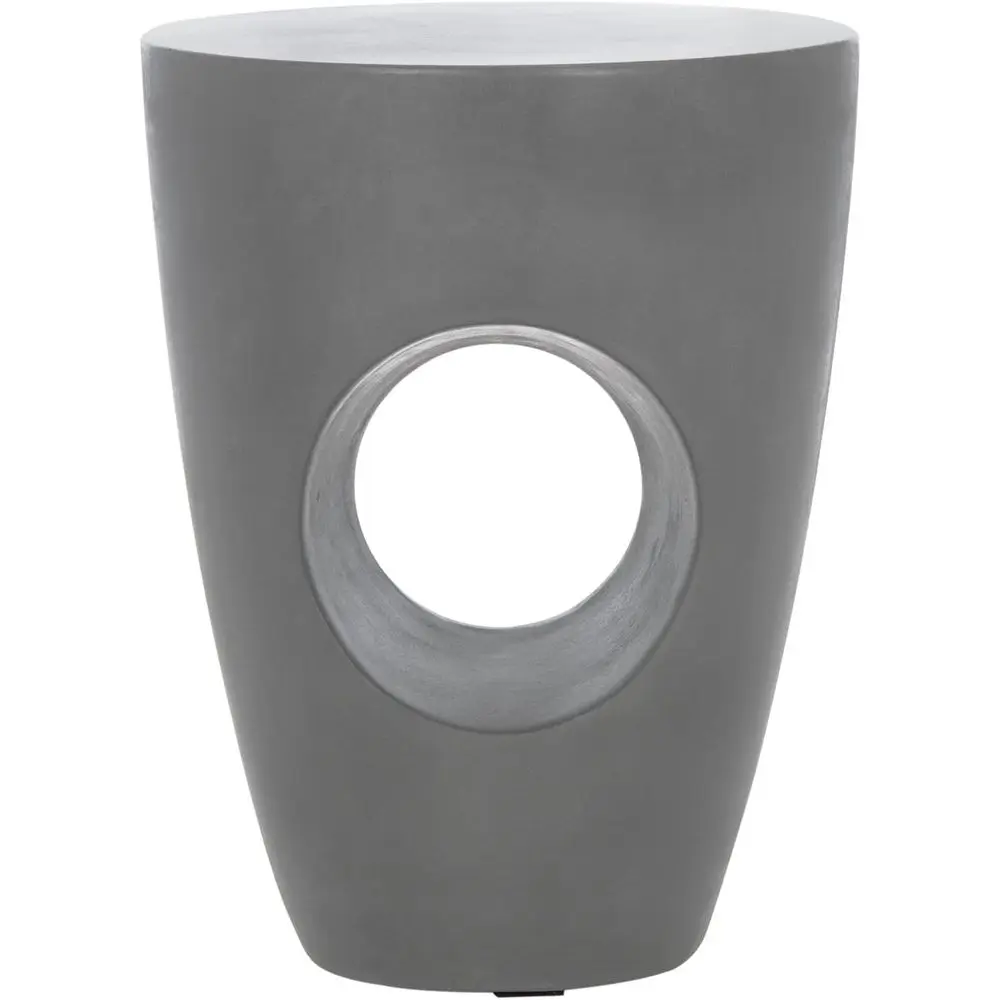 

Concrete Grey Round 17.7-inch Outdoor Accent Table