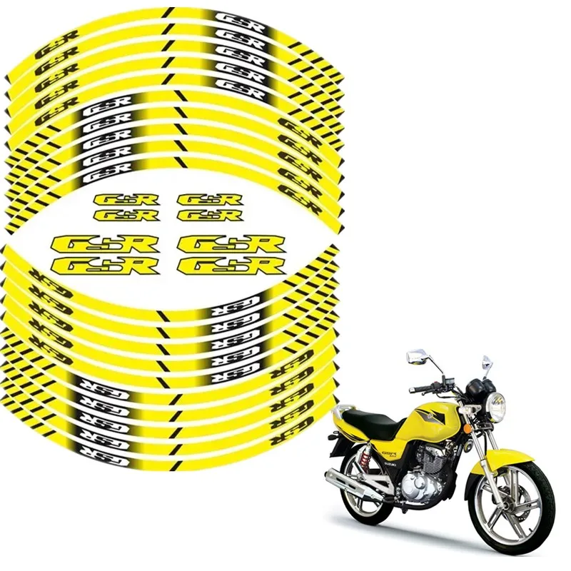 Per SUZUKI GSR 125 250 600 750 tutte le parti del motociclo Contour Wheel Decoration decalcomania Sticker - C