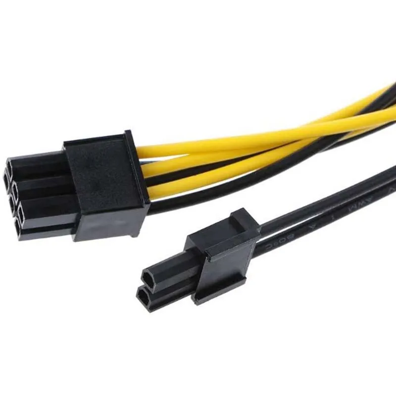 Dual SATA 15Pin To 8Pin Graphic Card Power Adapter Cable 20Cm PCIE SATA Power Supply Cable 8P To SATA