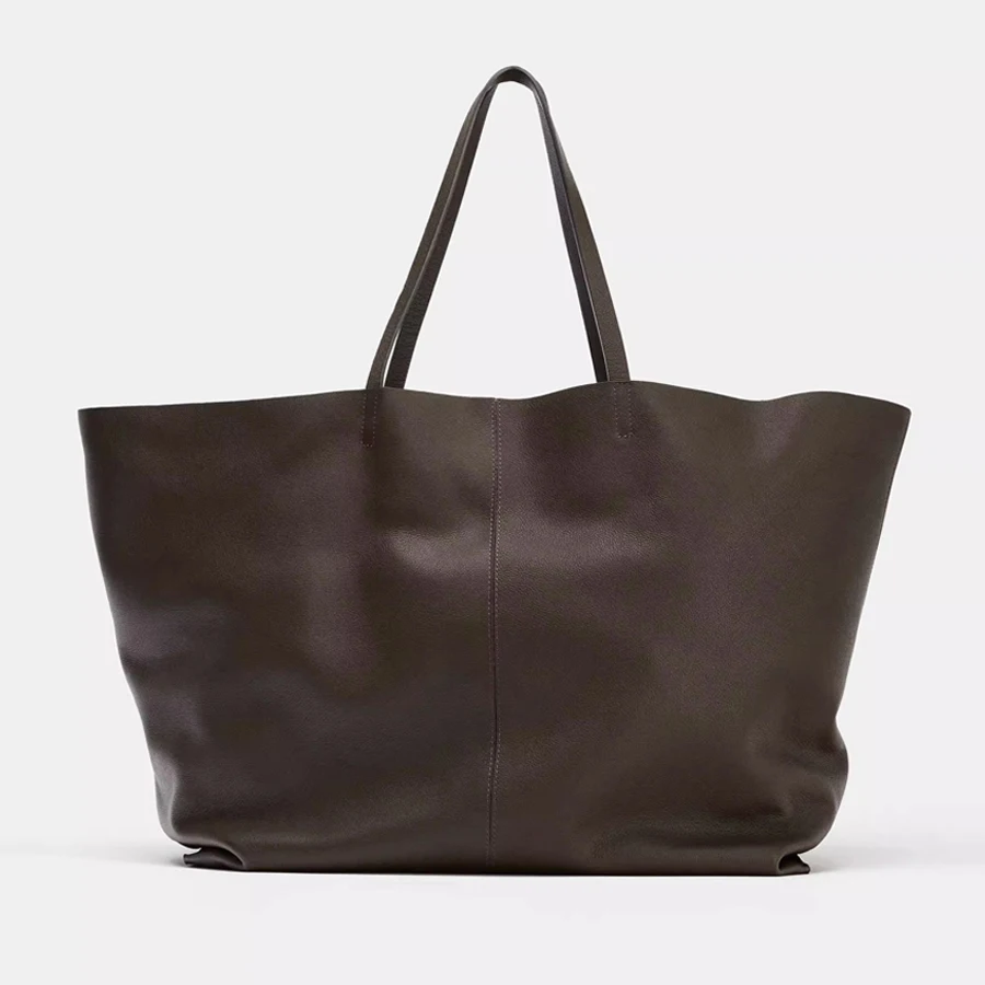 

VVintage Большая вместительная сумка-тоут, дизайнерские женские сумки, роскошные сумки на плечо из мягкой искусственной кожи, большие кошельки для покупок 2026