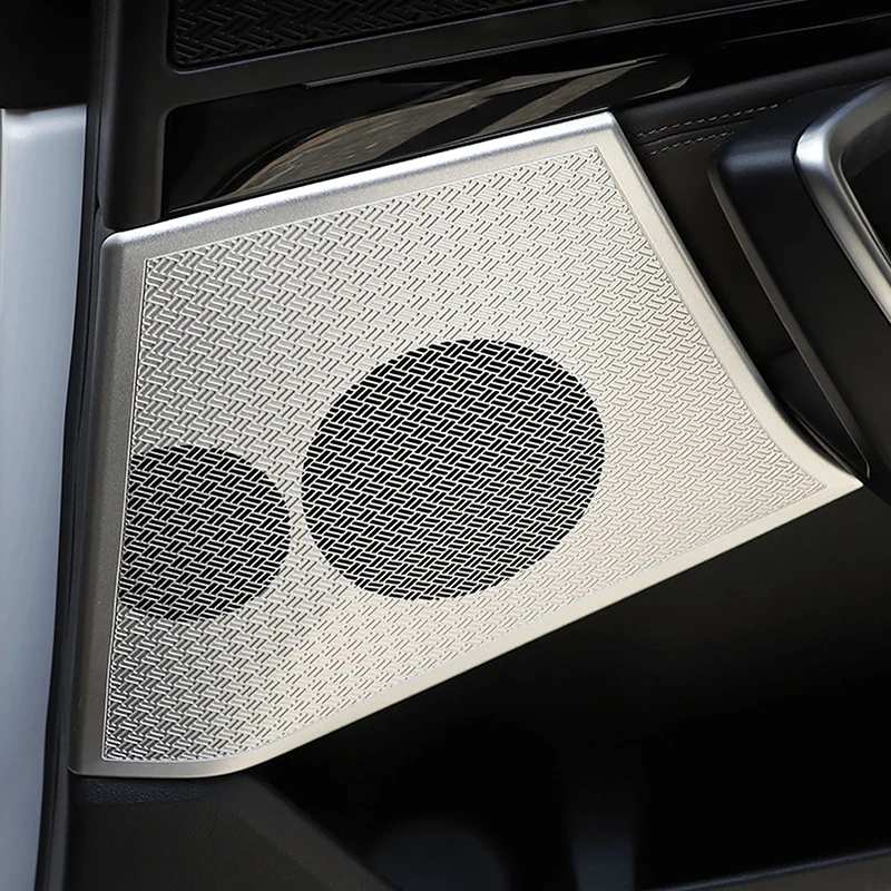 

Автомобильные аксессуары, крышка панели аудиодинамика, украшение для BMW X1 U11 2023 2024, отделка, внутренняя наклейка, наклейки из нержавеющей стали